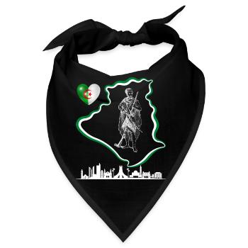 ALGERIEN - Bandana - Schwarz - Vorne