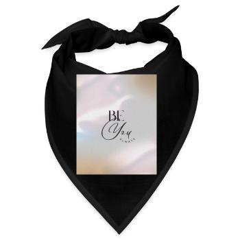 BE YOU ALWAYS - Bandana - Schwarz - Vorne