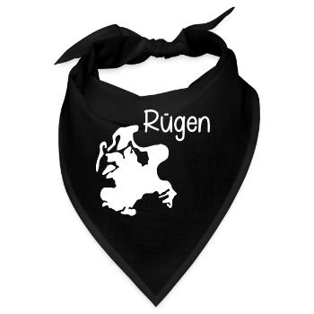 Rügen - Bandana - Schwarz - Vorne