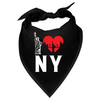 I Love NY New York - Bandana - Schwarz - Vorne