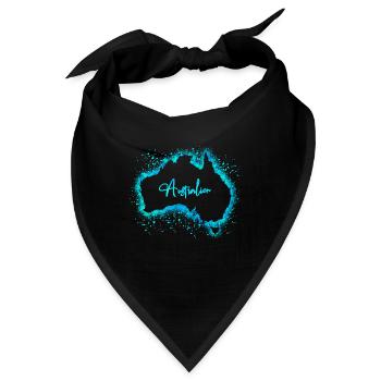 Australien - Bandana - Schwarz - Vorne