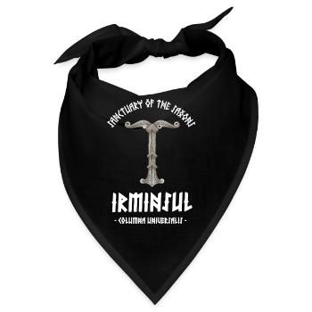 Irminsul - Säule der Welt - Bandana - Schwarz - Vorne