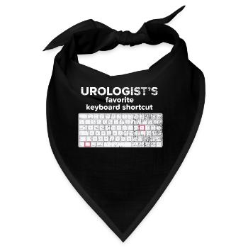 Kompetenter Urologe Blasenspiegelung - Bandana - Schwarz - Vorne