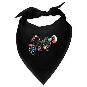 Weiches Flügelhorn Orchesterklang - Bandana - Schwarz - Vorne