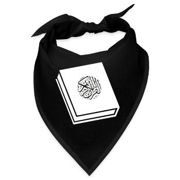 Koran Moslem Moslemisch Islam Islamisch - Bandana - Schwarz - Vorne