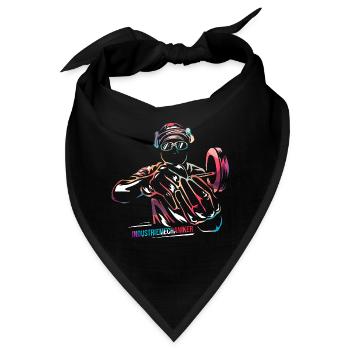 Tüchtiger Industriemechaniker Mühlenbau - Bandana - Schwarz - Vorne