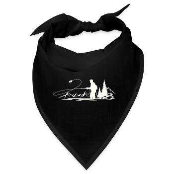 Sauerland Fliegenfischen - Bandana - Schwarz - Vorne
