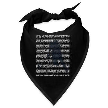 Blitzschneller Unihockey Torhüter - Bandana - Schwarz - Vorne