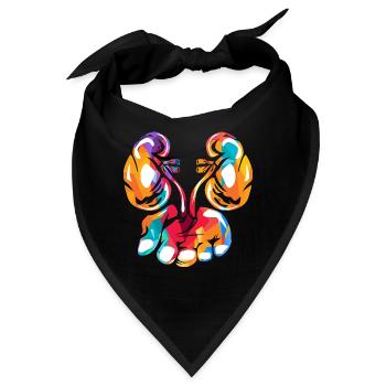 Blasenstarker Urologe Praxisalltag - Bandana - Schwarz - Vorne
