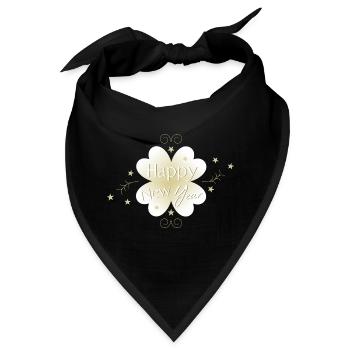 New Year - Bandana - Schwarz - Vorne