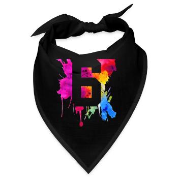 6 JAHRE 6. GEBURTSTAG - Bandana - Schwarz - Vorne
