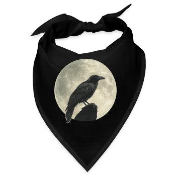 Rabe - Bandana - Schwarz - Vorne