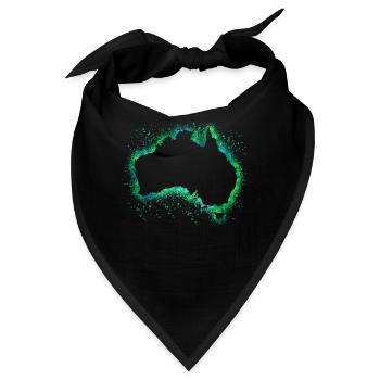 Australien - Bandana - Schwarz - Vorne