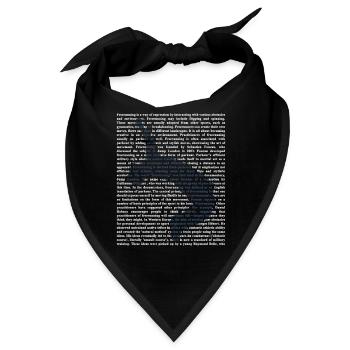 Waghalsiger Freerunning Straßensport - Bandana - Schwarz - Vorne