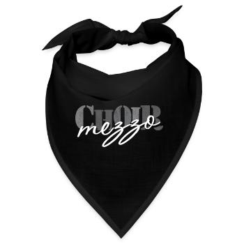 Choir - Mezzo-soprano singer - Bandana - Schwarz - Vorne