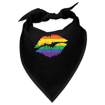 LGBT - Bandana - Schwarz - Vorne