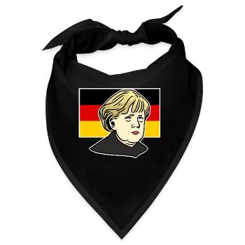 Legendäre Kanzlerin Deutschlands - Bandana - Schwarz - Vorne