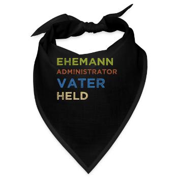 Administrator IT Administrator Admin Informatik - Bandana - Schwarz - Vorne