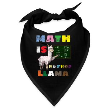 Math Joke - Bandana - Schwarz - Vorne
