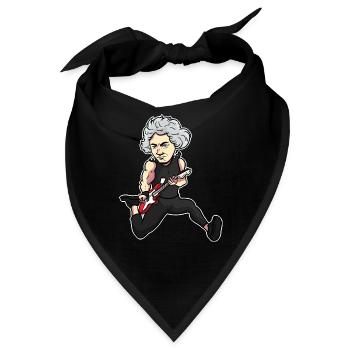 Genialer Beethoven Klavierabend - Bandana - Schwarz - Vorne