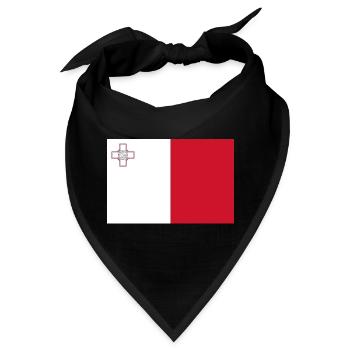 Malta - Bandana - Schwarz - Vorne