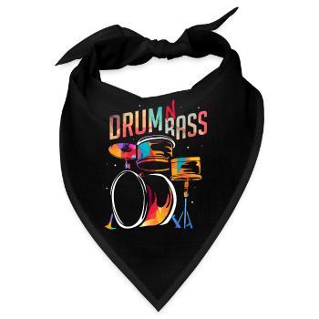 Elektrisierender Bass Raveclub - Bandana - Schwarz - Vorne