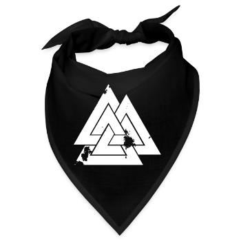 Valknut - Bandana - Schwarz - Vorne