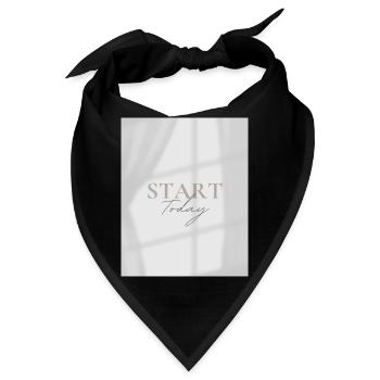 START TODAY - Bandana - Schwarz - Vorne