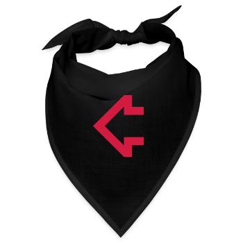 Pfeil nach links Rot - Bandana - Schwarz - Vorne
