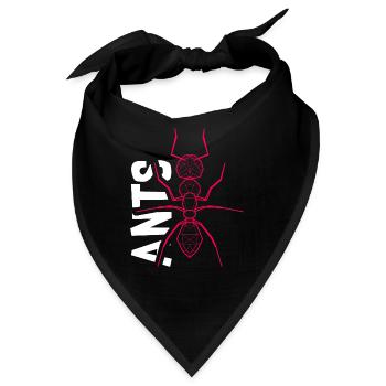 Winzige Ameise Insektenkolonie - Bandana - Schwarz - Vorne