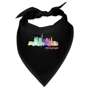 München - Bandana - Schwarz - Vorne