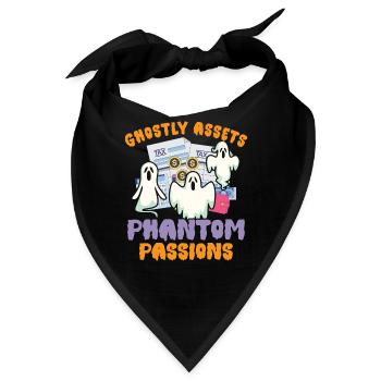 Geisterhaftes Vermögen Phantastische Leidenschafte - Bandana - Schwarz - Vorne