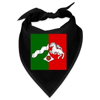 Nordrhein-Westfalen Maske - Bandana - Schwarz - Vorne