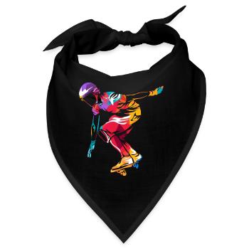 Flinker Waveboard Straßensurfer - Bandana - Schwarz - Vorne