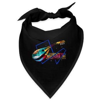 Klassische Mandoline Zupfmusik - Bandana - Schwarz - Vorne