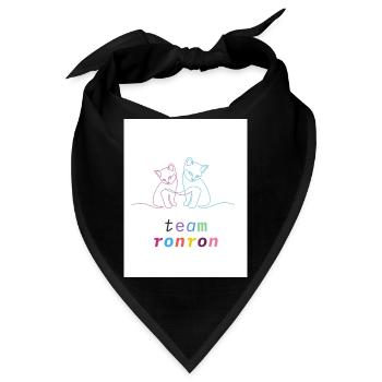 Team-Schnurren - Bandana - Schwarz - Vorne