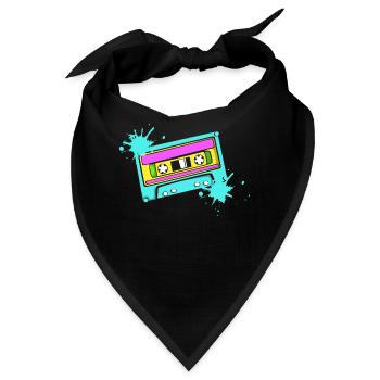 Kassette - Bandana - Schwarz - Vorne