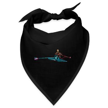Ausdauernder Rudersport Wettkampf - Bandana - Schwarz - Vorne