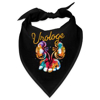 Erfahrener Urologe Prostatavorsorge - Bandana - Schwarz - Vorne