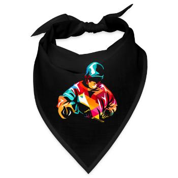 Nervenstarker Neurochirurg Operationssaal - Bandana - Schwarz - Vorne
