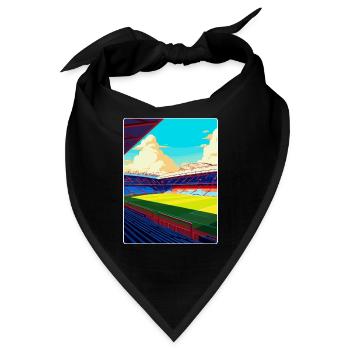 Selhurst Park Stadion Reiseposter Souvenir WPA - Bandana - Schwarz - Vorne