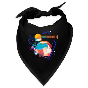 Vielseitiger Trockenbauer Innenausbau - Bandana - Schwarz - Vorne