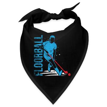 Ballsicherer Unihockey Torhüter - Bandana - Schwarz - Vorne