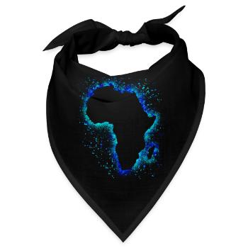 Afrika - Bandana - Schwarz - Vorne