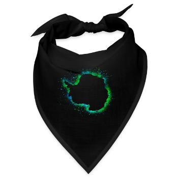 Antarktis - Bandana - Schwarz - Vorne