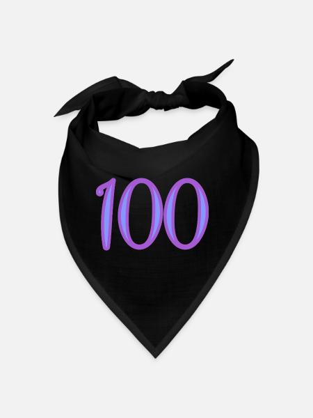 100 - Bandana - noir