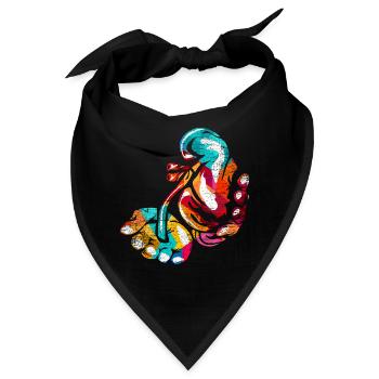 Scharfsinniger Urologe Facharzt - Bandana - Schwarz - Vorne
