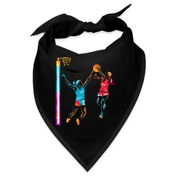 Temporeicher Netzball Mannschaftssport - Bandana - Schwarz - Vorne