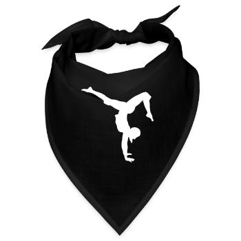 Gymnastik Tänzerin - Bandana - Schwarz - Vorne