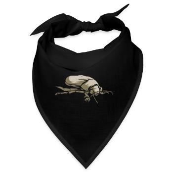 Funkelnder Tauchkäfer Insektenfreunde - Bandana - Schwarz - Vorne